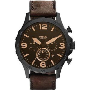 Fossil Men's Nate Stainless Steel Quartz Chronograph Watch